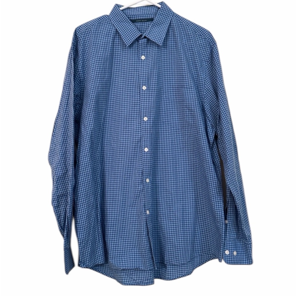 Perry Ellis Men’s Full Button Shirt - Size XL - 100% Cotton - Pre-Loved